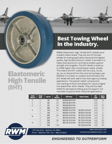 Inforgraphic explaining the power of an Elastomeric High Tensile (EHT) wheel.