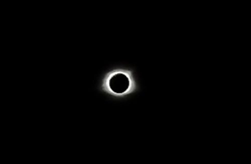 The sky during a solar eclipse.