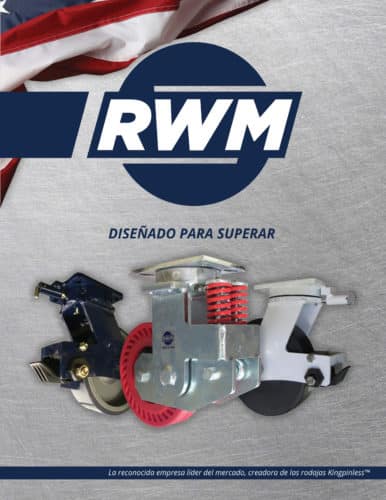 Static-dissipative caster by RWM Casters for sensitive equipment applications in Gastonia, NC.