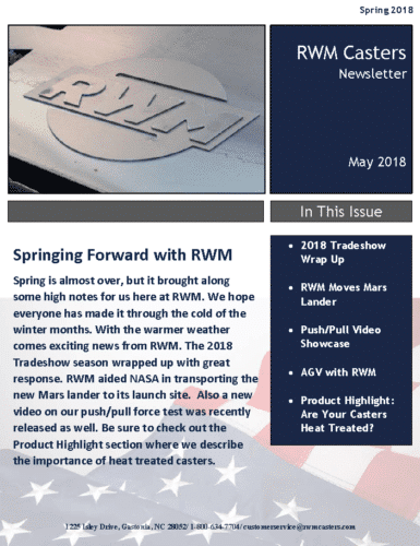 spring 2018 newsletter