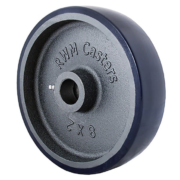 Black caster wheel by RWM Casters for versatile applications, available in Gastonia, NC.